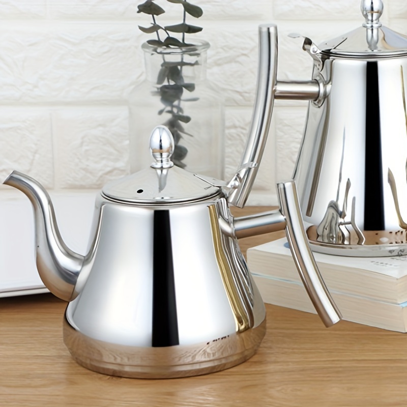 Stainless Steel Tea Kettle (Variety Sizes) - Holy Land Grocery