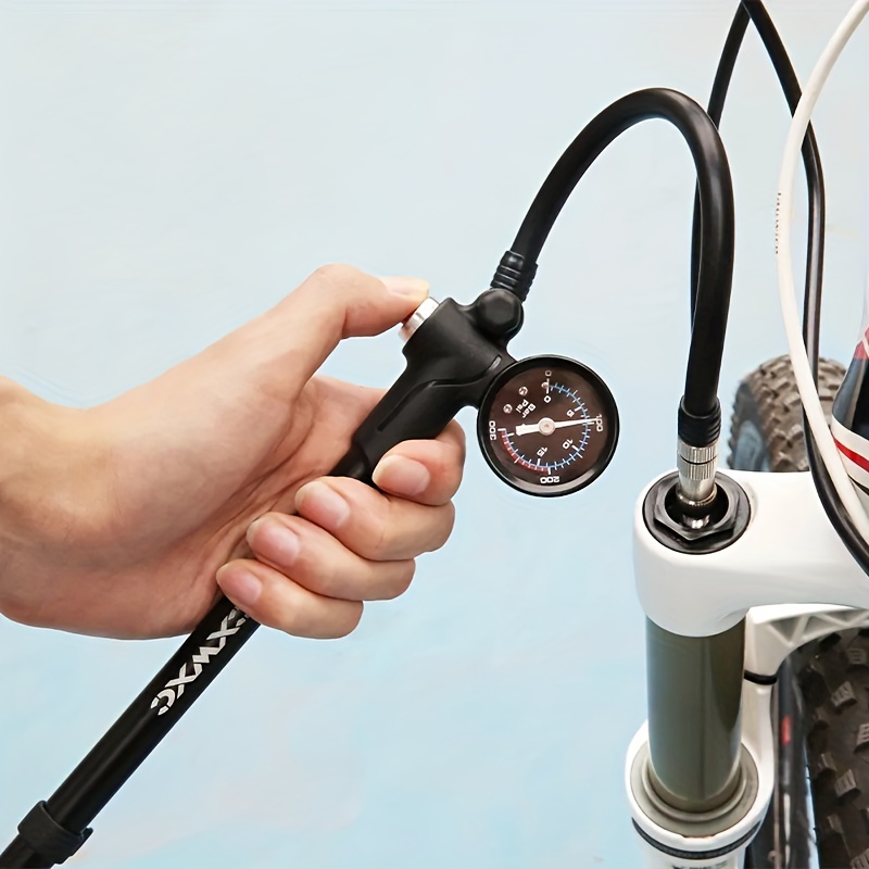 Beto Bomba de neumáticos de bicicleta MTB 300psi de alta presión para  amortiguador trasero y horquilla de suspensión bicicleta de  montañamotocicleta – Yaxa Store