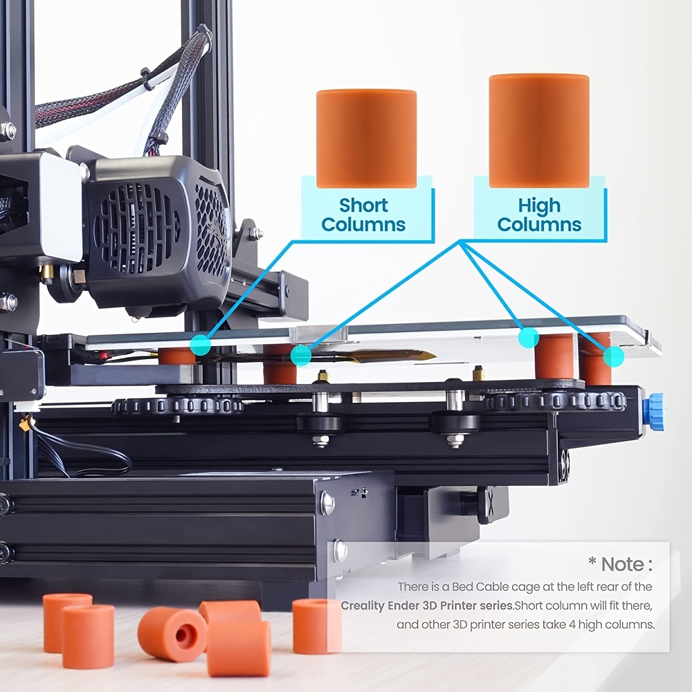 Avec CR-10 Ender 3 imprimante 3D supports de lit chauffant pièces