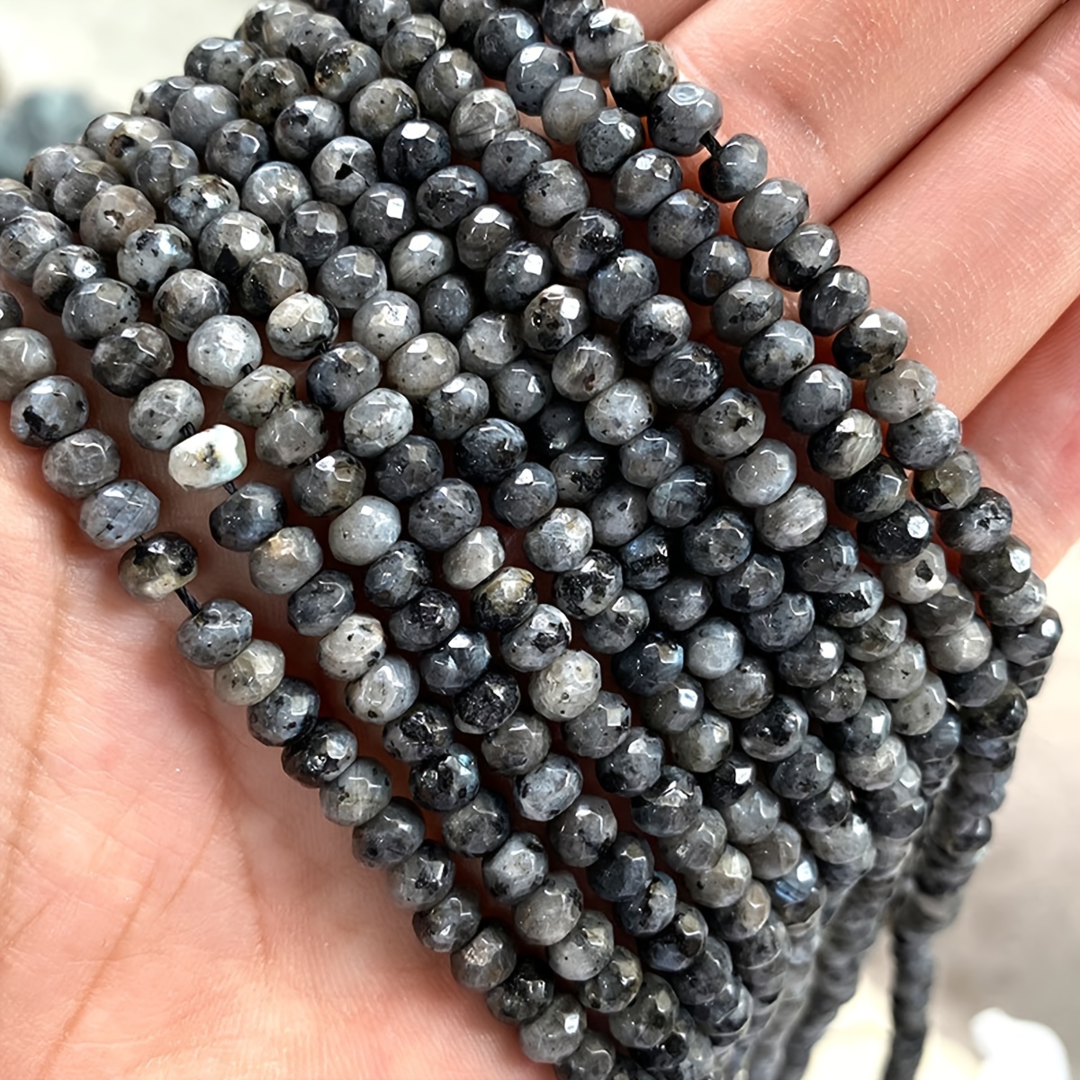 Abacus Shape Beads Stone Beads Jade Beads Diy Loose - Temu