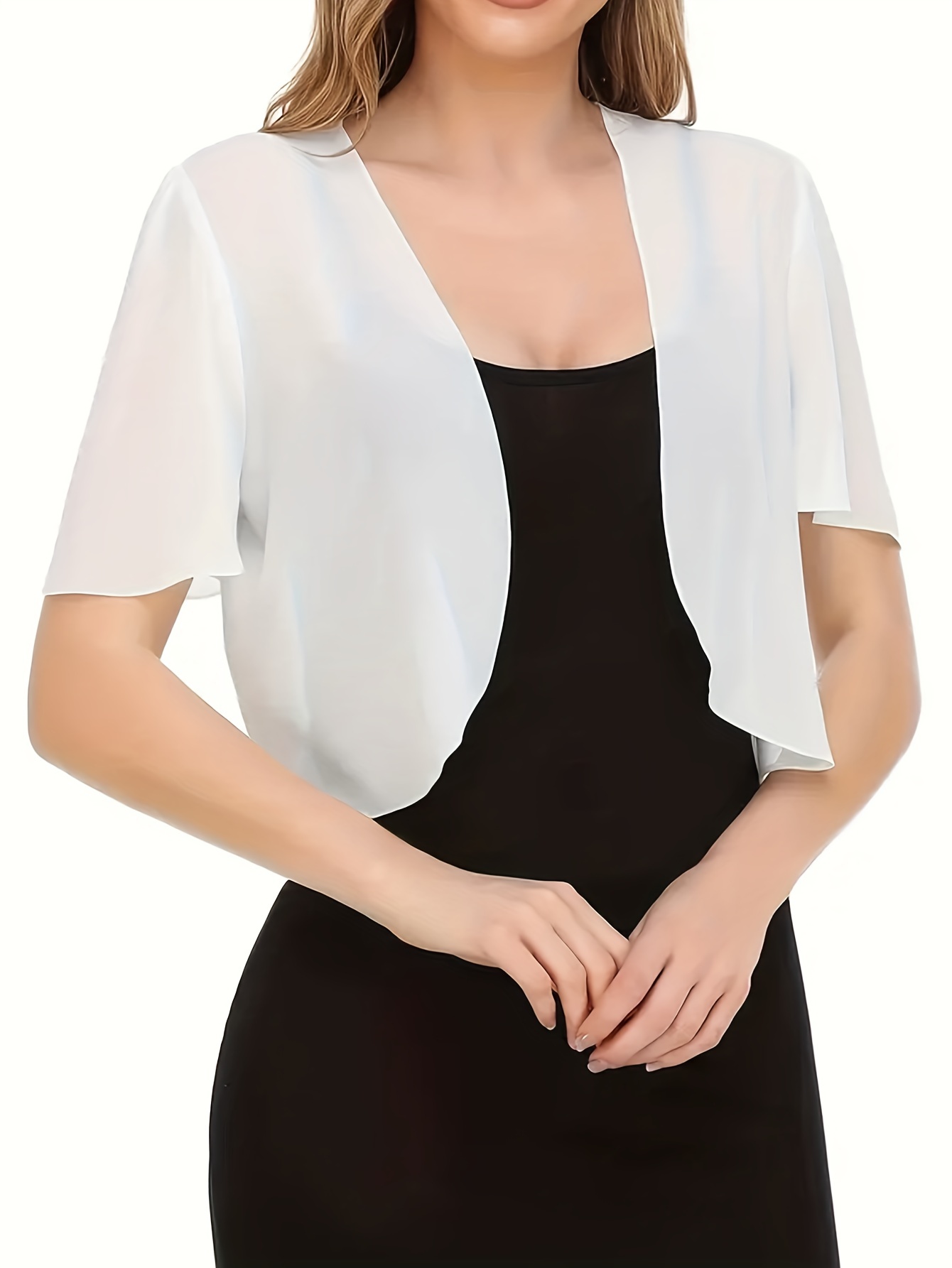 top corto liso abierto prendas vestir cortas Temu Uruguay