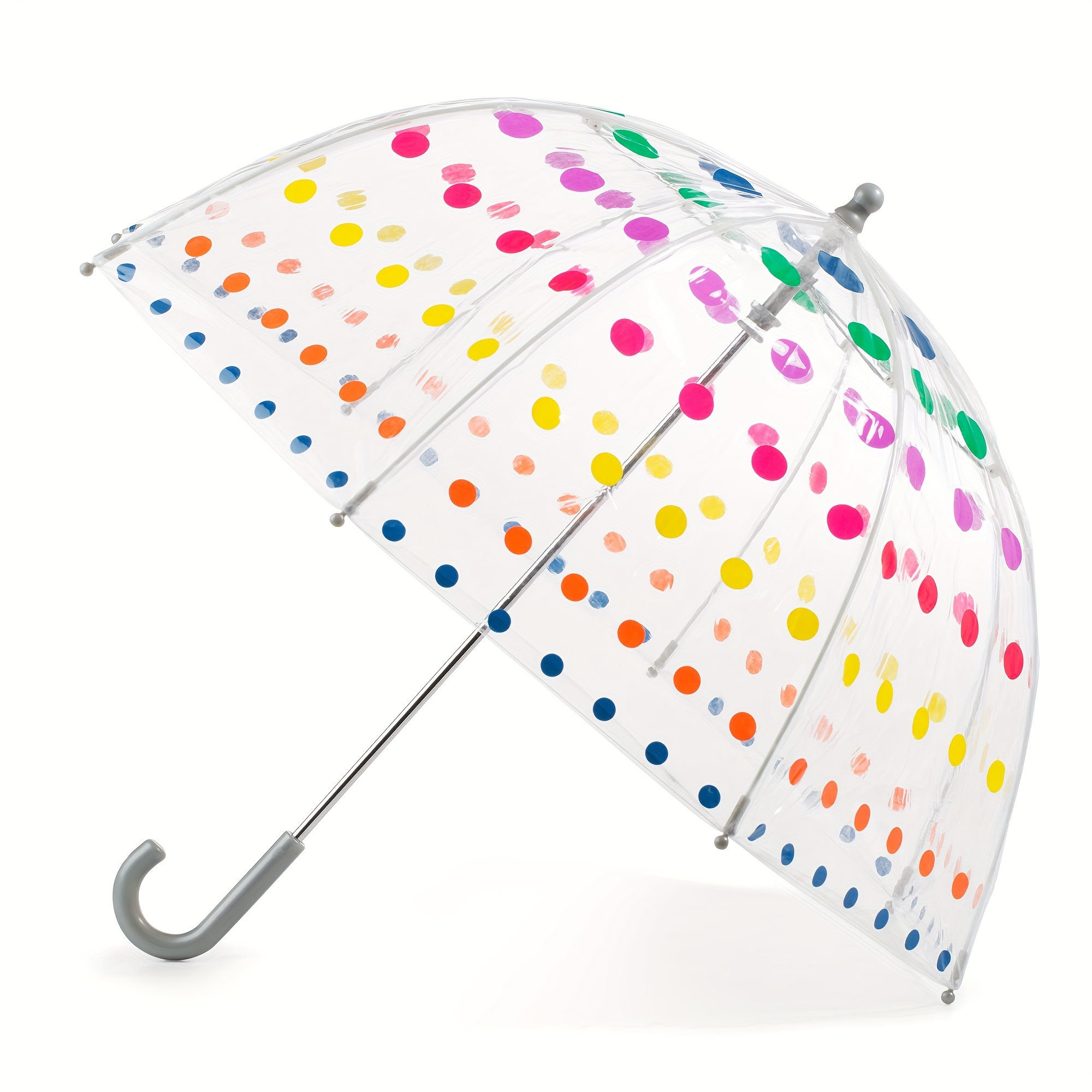 Clear Bubble Umbrella Perfect Walking Safety Curved Handle - Temu Canada