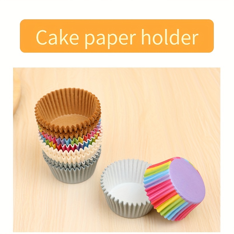 100pcs Muffin Cup Paper Cupcake Baking Cups Greaseproof Cake Liners Kitchen
