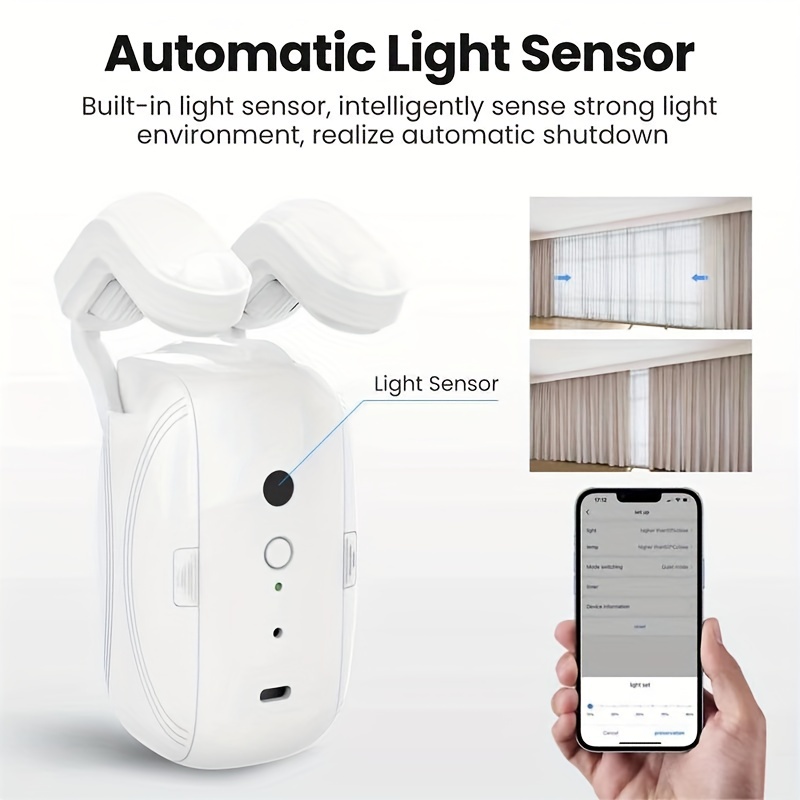 Automatic Curtain Opener Robot  Automatic Curtain Google Home