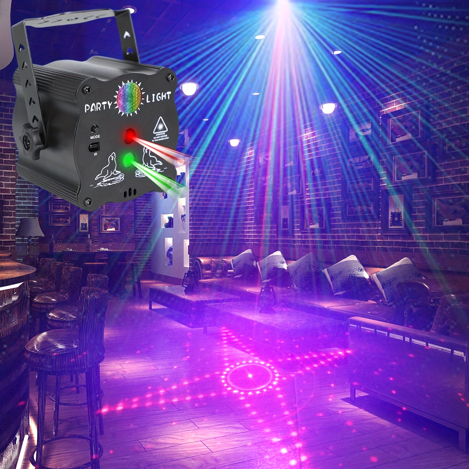 Weihnachtsmotive LED Laser Projektor Licht Beleuchtung Deko Party Außen  Innen