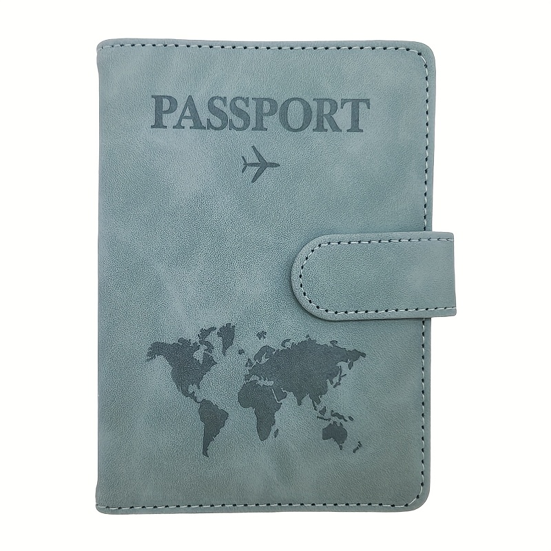 Passaporto Copertina Portafoglio Rfid Blocco Pu Pelle Carta - Temu Italy