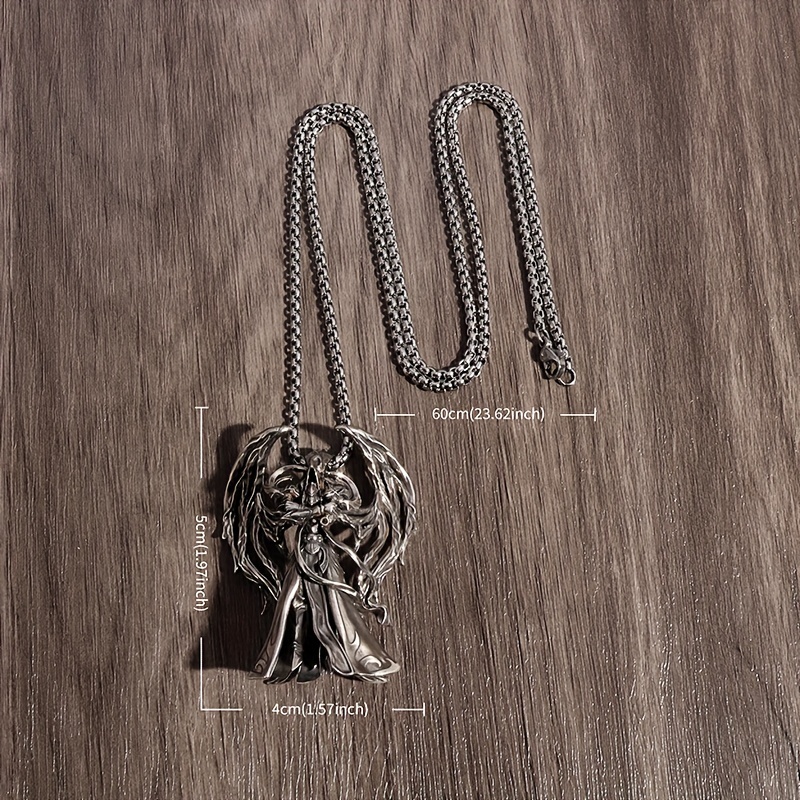 Men's Alloy Winged Devil Necklace