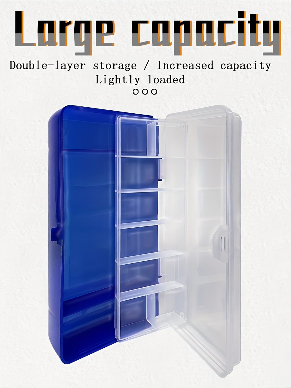 Portable Tool Storage Box Buckle Lid Handles Plastic Garage - Temu