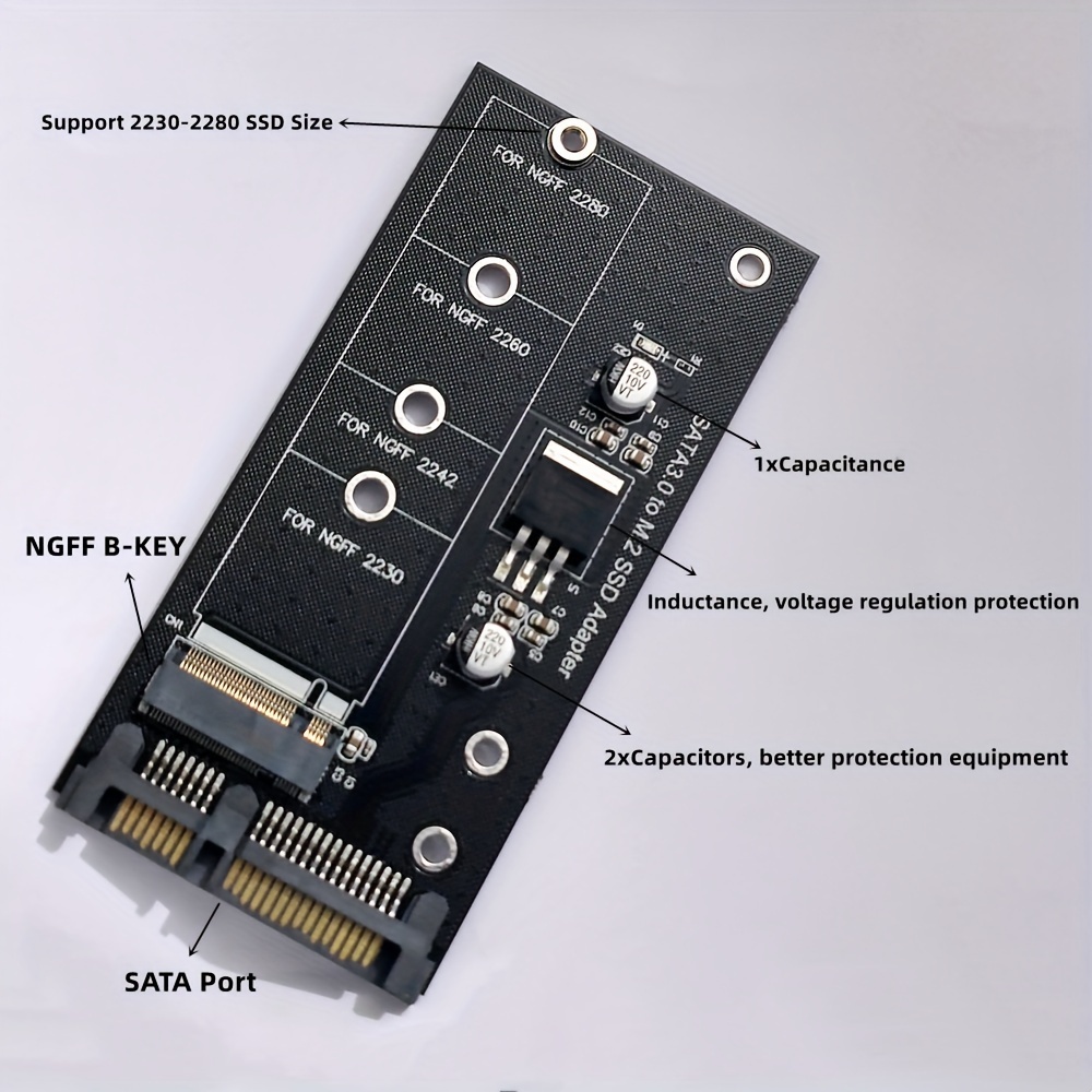 Dual M.2 NGFF SATA Adapter with RAID - Drive Adapters and Drive Converters, Hard Drive Accessories