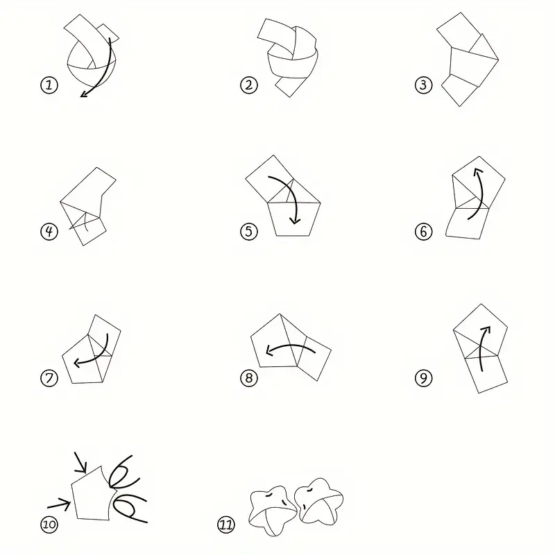 Luminous Origami Star Paper Strips 10 Assortment Color Star - Temu