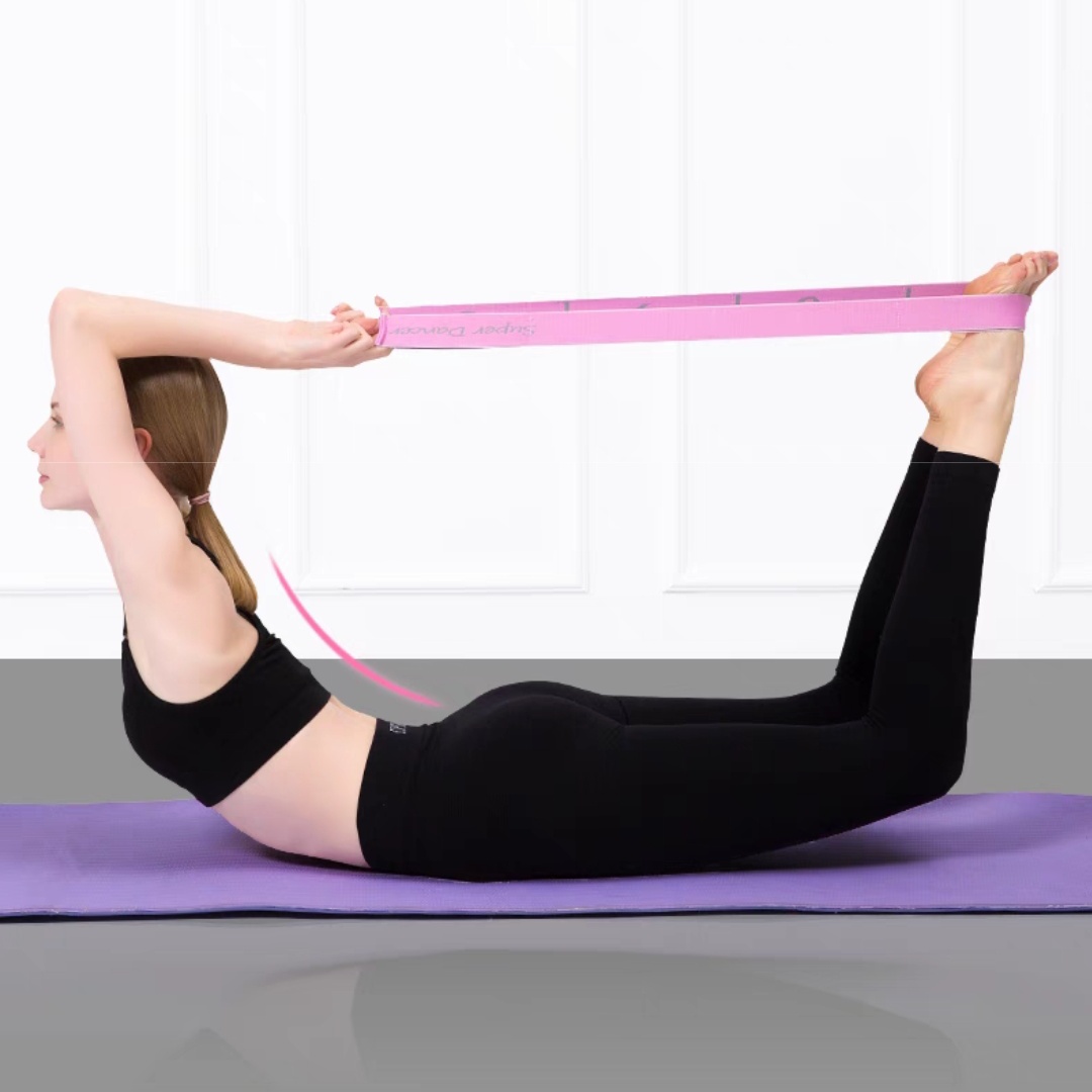 Yoga Stretch Belt Fitness Open Back Shoulder Exercise - Temu