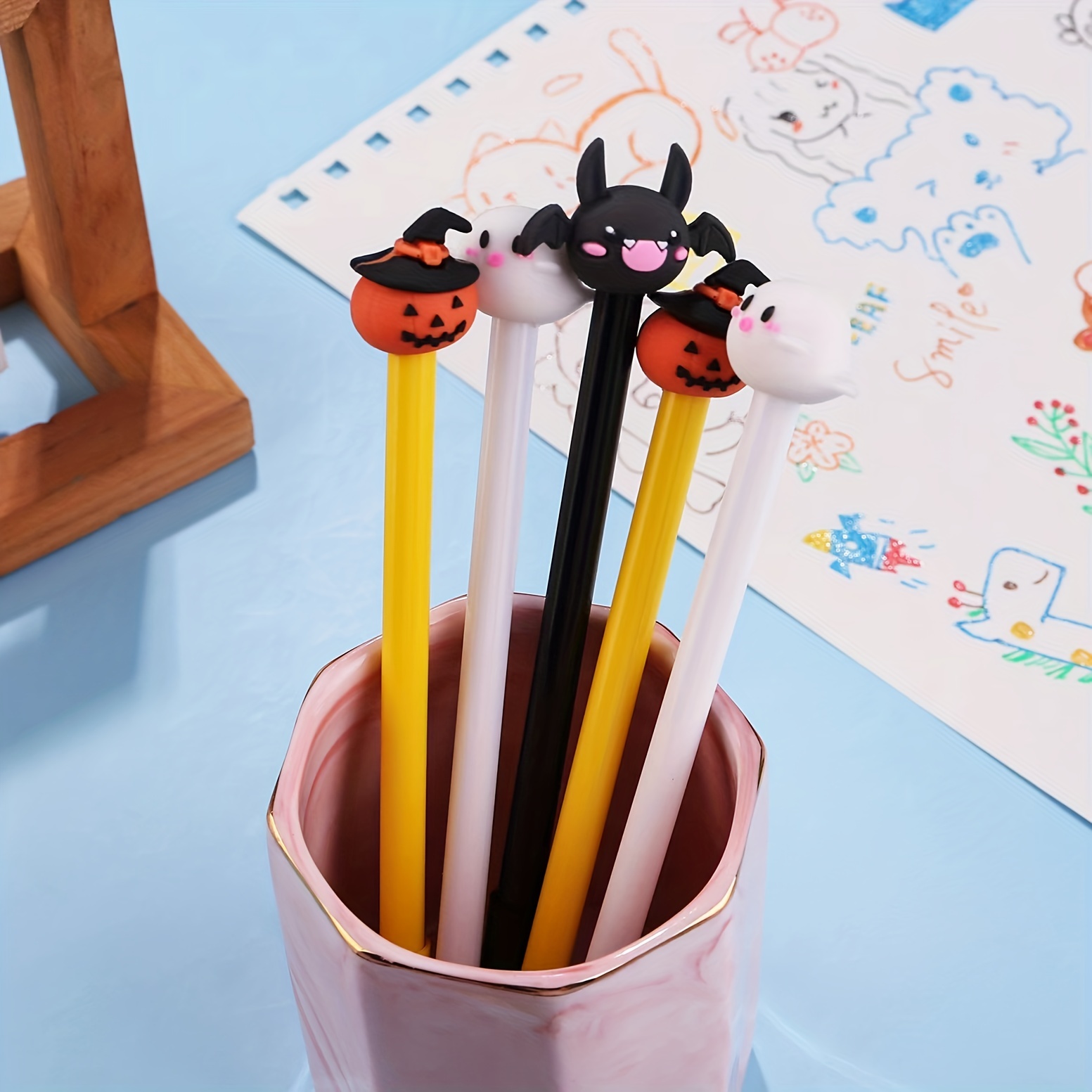 7PCS Supernatural Funny Pens Witchy Halloween Pens Week Pens Office