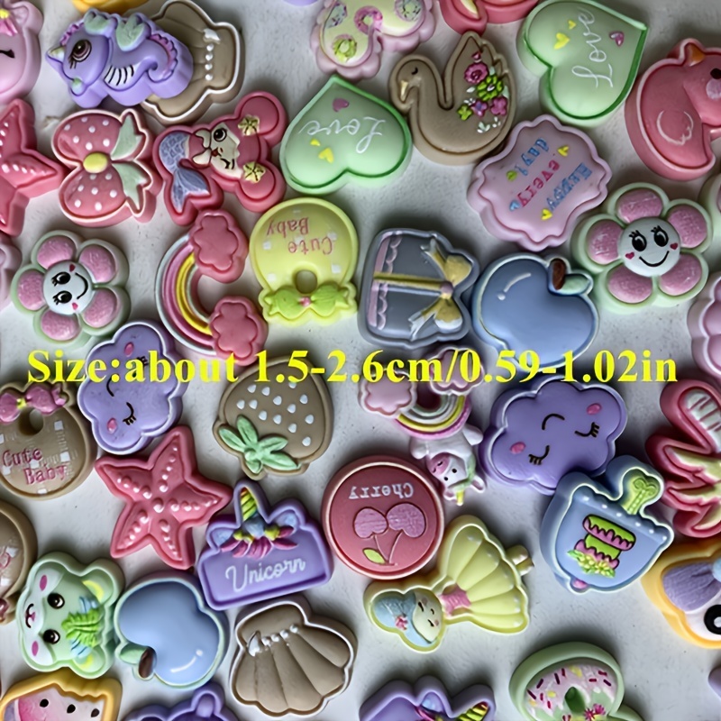 15 Pcs/bag Mixed Style Color Resin Candy Biscuit Food Nail Art Phone Case  Hairpin Fridge Handmade DIY Charms Accessory Decoration