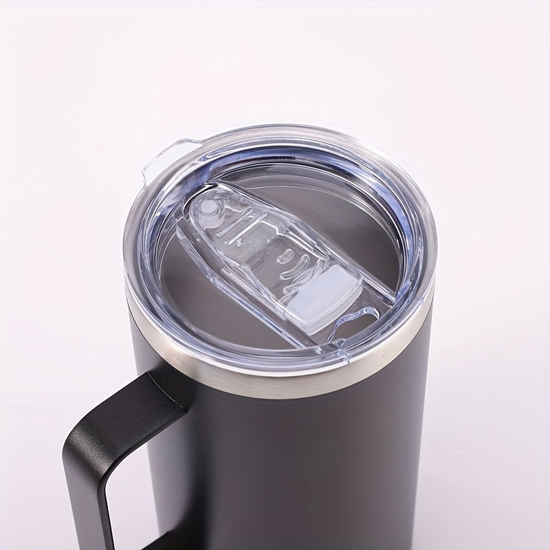 Foldable Coffee Cup With Handle And Lid Creative Portable - Temu