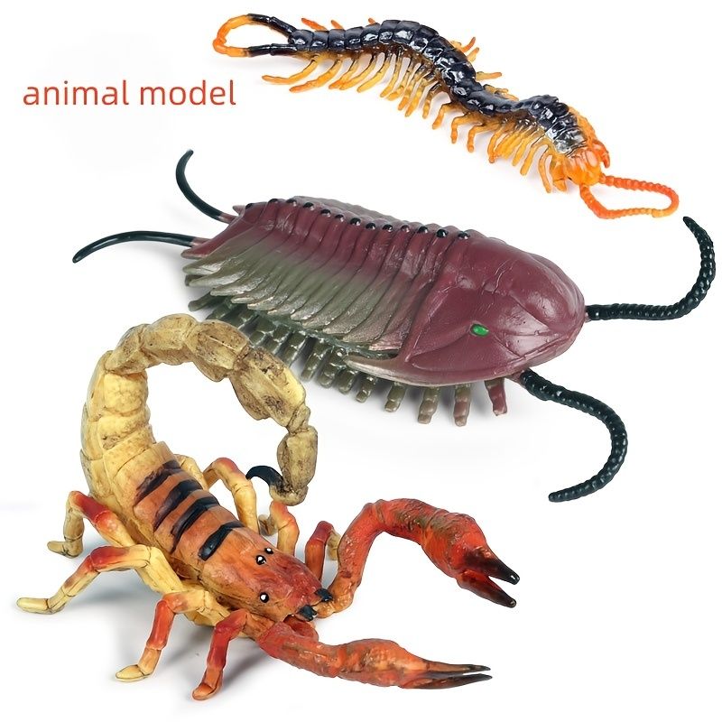 1pc Artificial Insect Toy Wild Animal Model Centipedes Tricky Toy For Small  Pets | Free Shipping For New Users | Temu