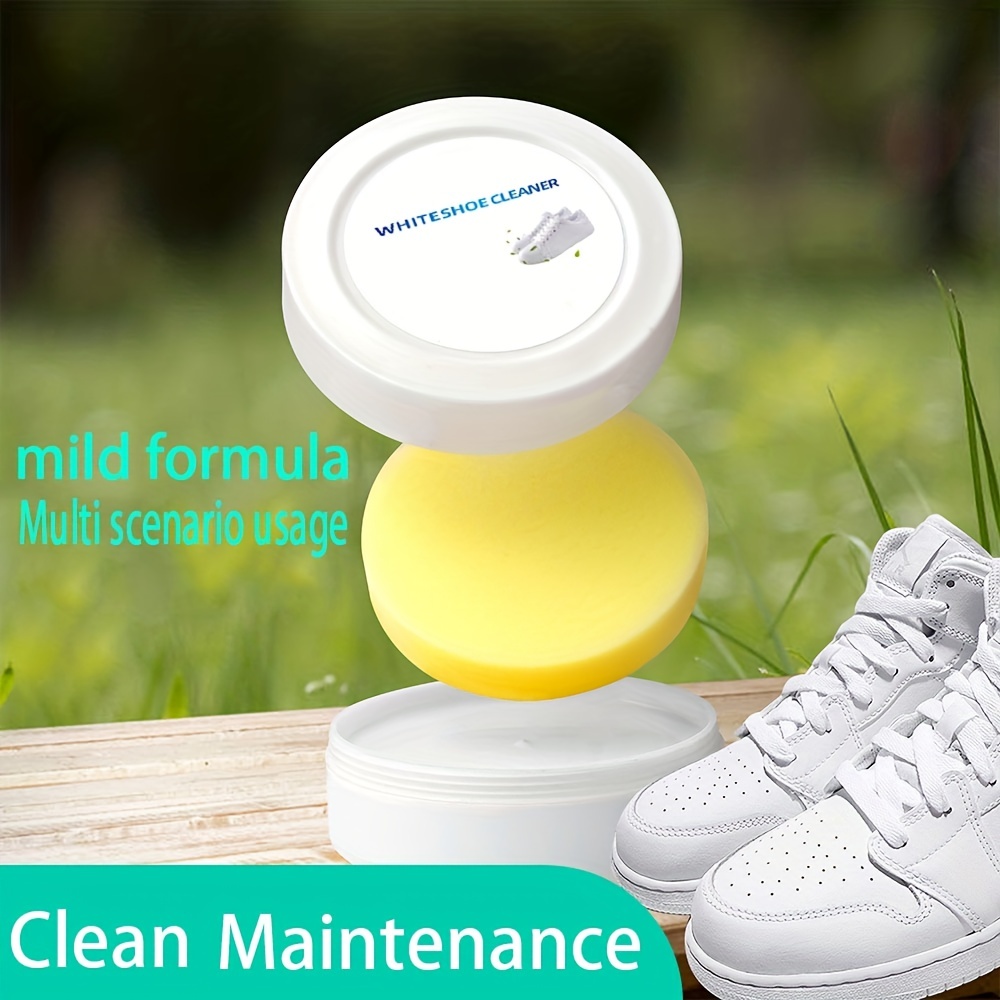 White Shoes Cleaning Cream Shoes Cleaner Sports Canvas Shoes - Temu