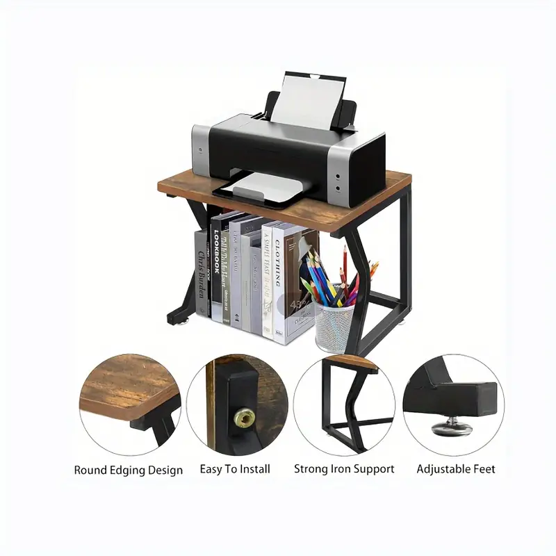 1 Soporte Impresora Escritorio Estante Almacenamiento Mesa - Temu