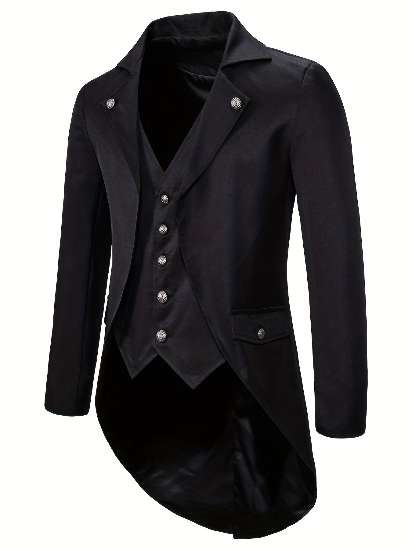 Single Breasted Flap Pocket Lapel Tuxedo Jacket Men's Formal - Temu