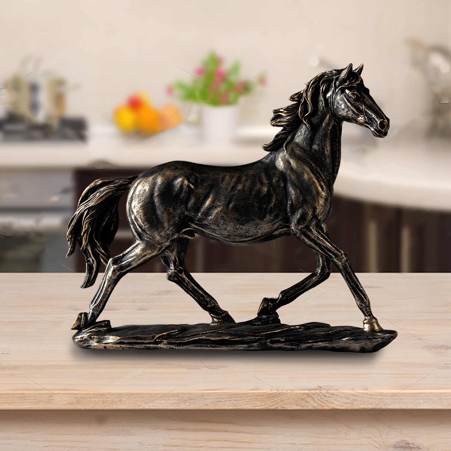 Horse Sculpture Home Decor, Resin Horse Statue Sculpture