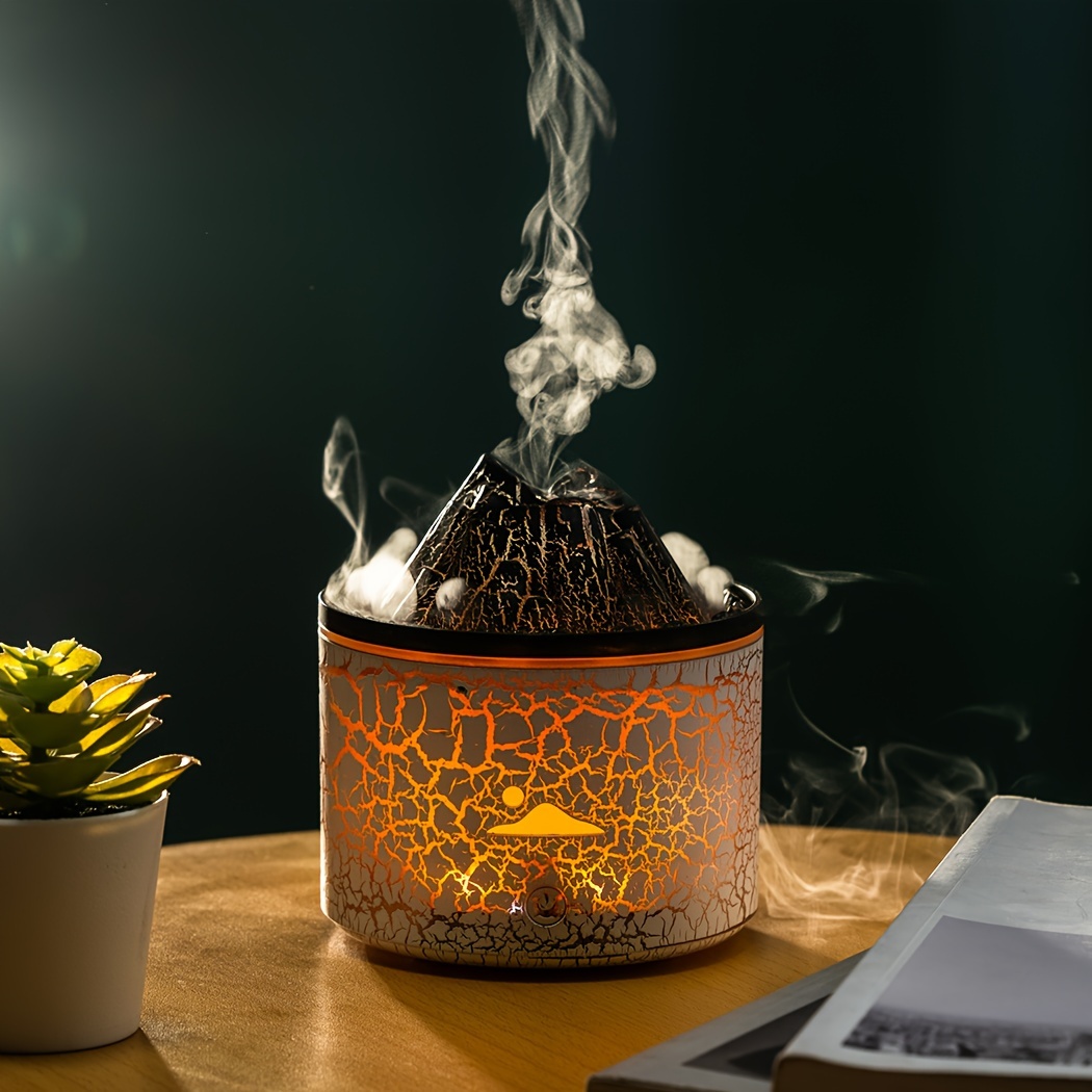 1pc Jellyfish Volcano Aroma Diffuser Creative Home Desktop - Temu Canada