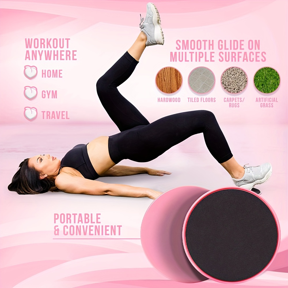 Pilates Knee Slide Disc Abdominal Core Muscle Training Yoga - Temu