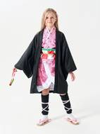 girls japanese anime cosplay costume kimono uniform set for kid