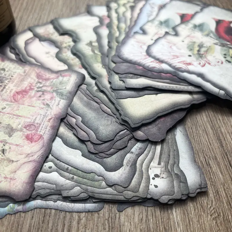 Vintage Special shaped Ashes Style Diy Decorative Paper - Temu