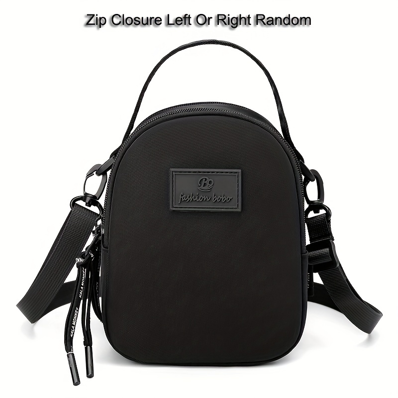 Womens Zip Closure Sling Bag