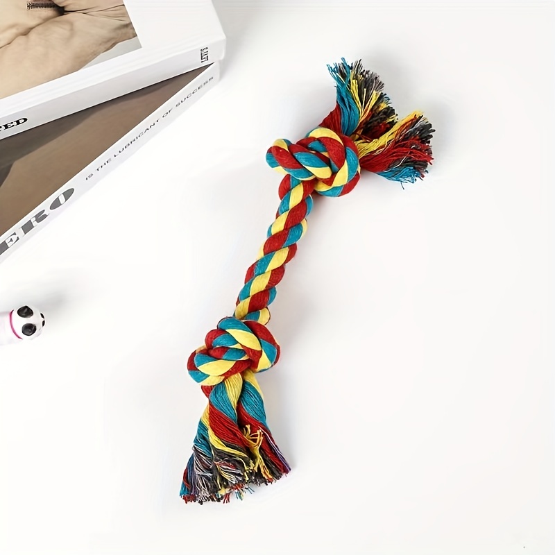 Knotted cotton deals rope dog chew