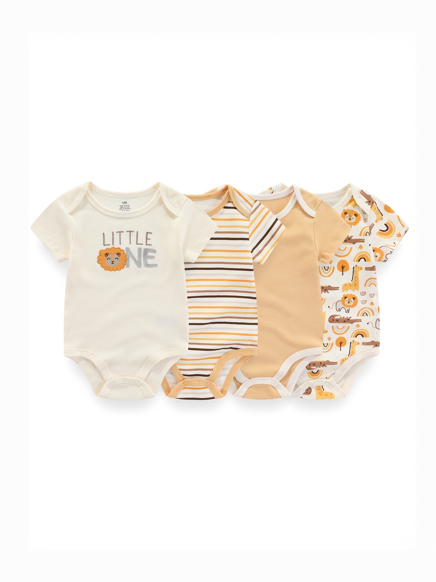 Baby Girls Clothes 3 6 pcs/lot pour nouveaux Cotton Short Sleeve Girl  Bodysuit 0-12 Months Newborn Boys Clothing Toddler