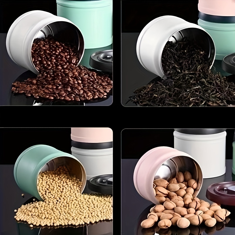【ポイント10倍】 真空高ホウ素シリコンガラスコーヒー豆密封缶は茶葉、大豆、間食 ウォールポケット