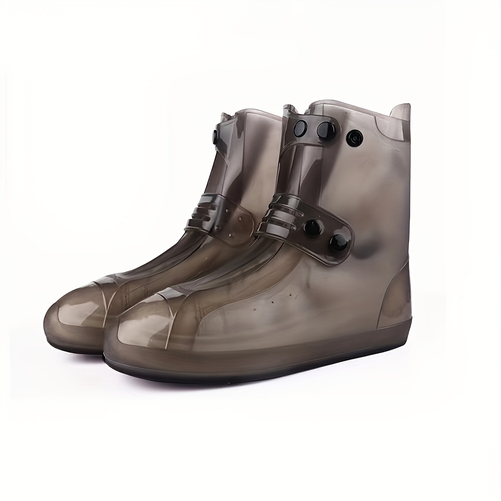 Waterproof Pvc Shoe Cover Reusable Rain Shoe Covers Non slip - Temu