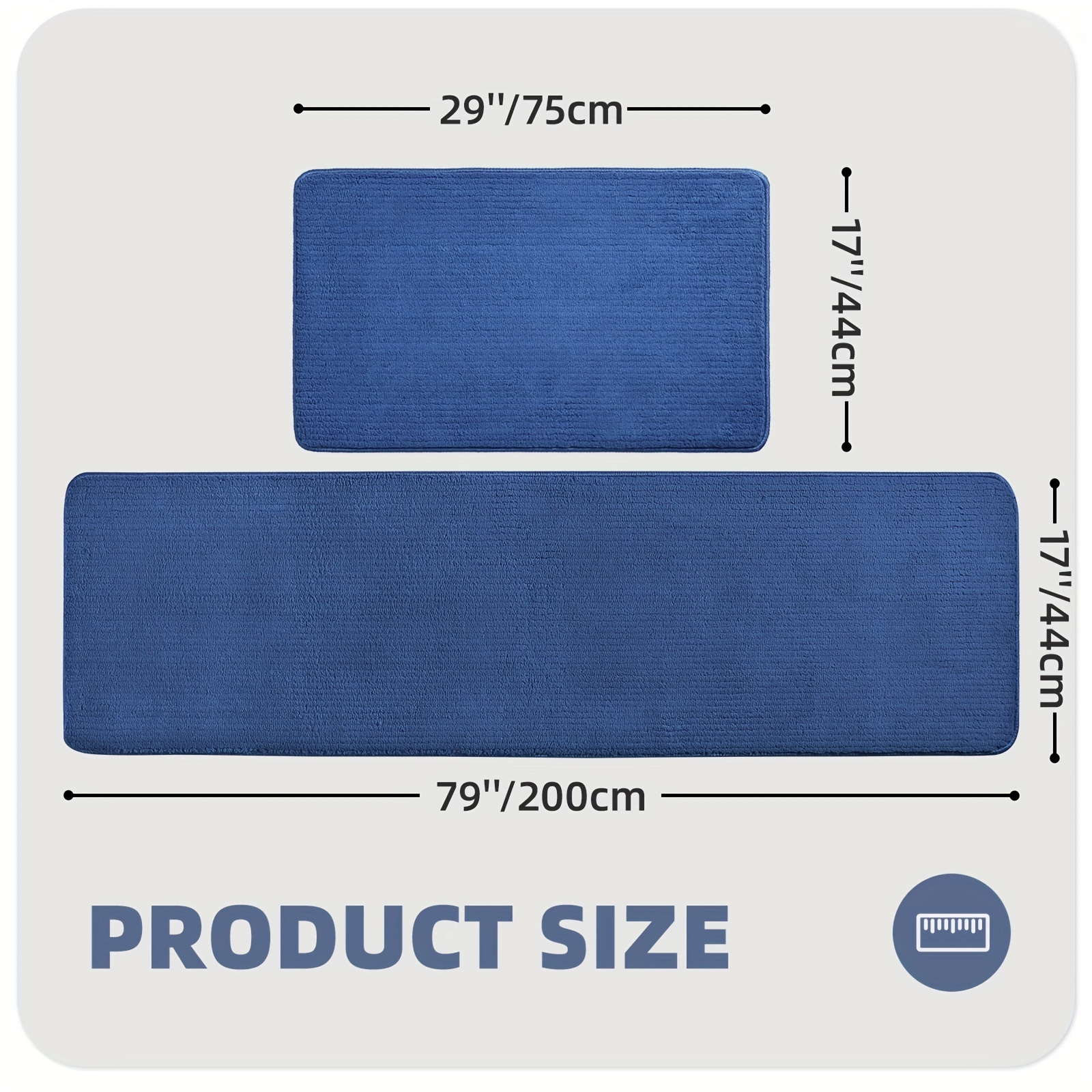 Memory Foam Bath Mat Rug 36x24 Ultra Soft Non Slip And Absorbent