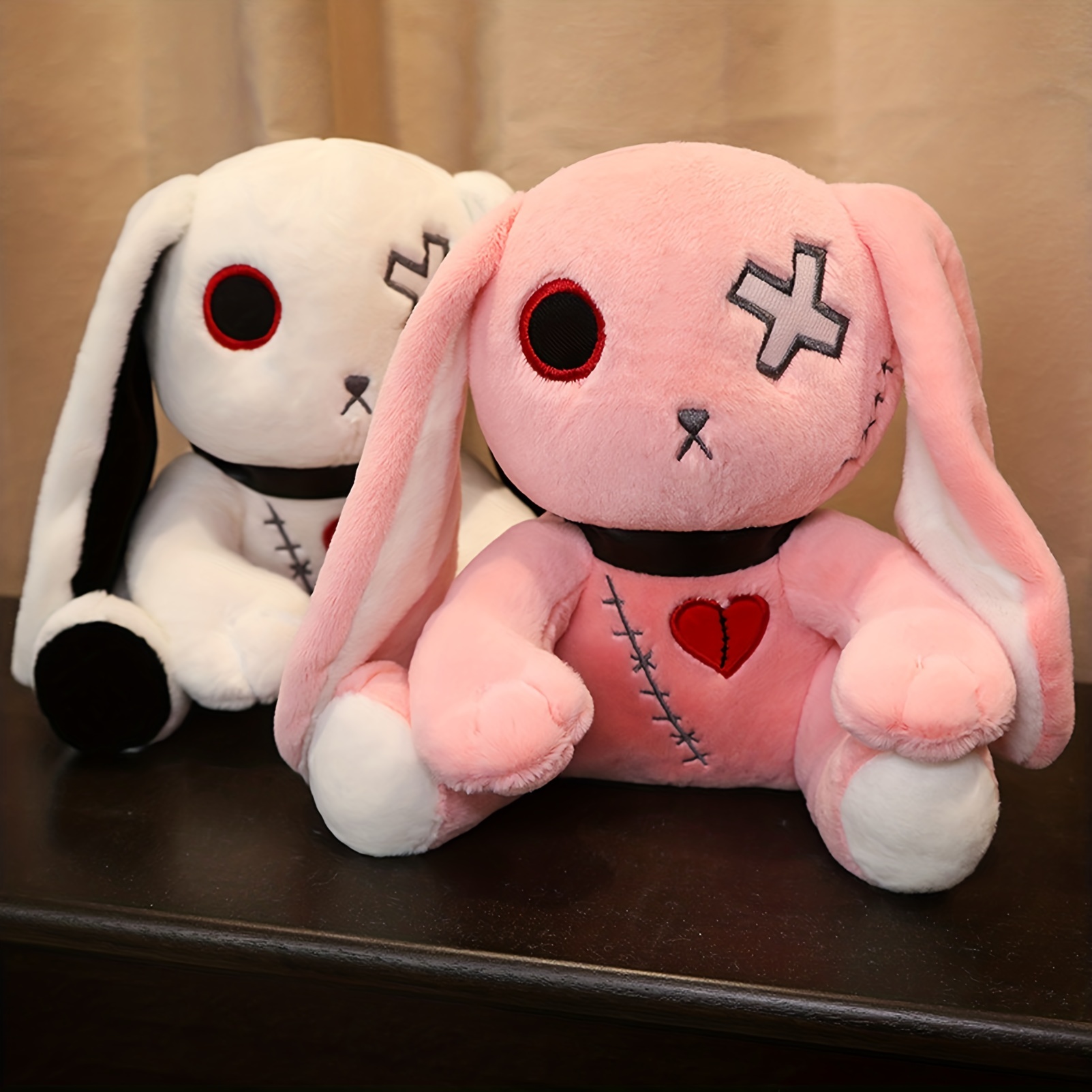 Plushie Dreadfuls - Goth Rabbit - Plush Stuffed Animal