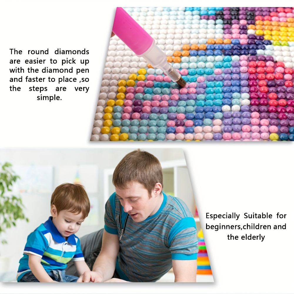 Artificial Diamond Painting Kits For Adults Kids Full - Temu