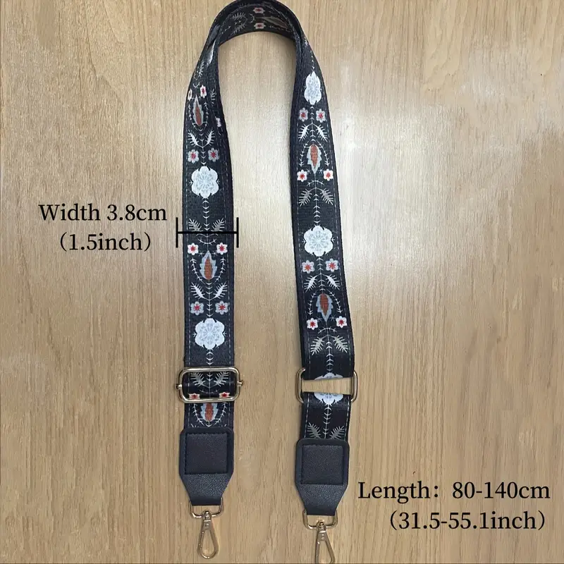 3.8cm custom luggage strap shoulder for