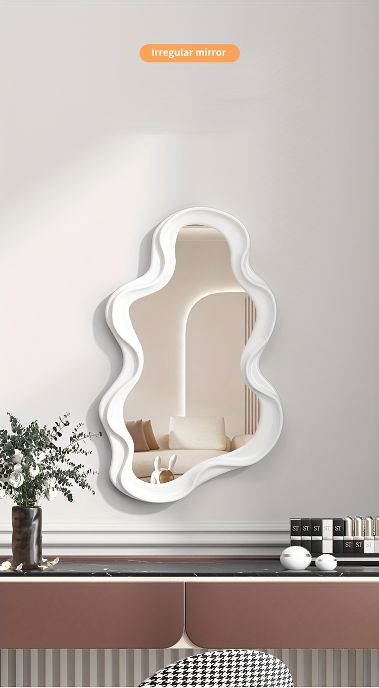 Makeup mirror deals hang on wall