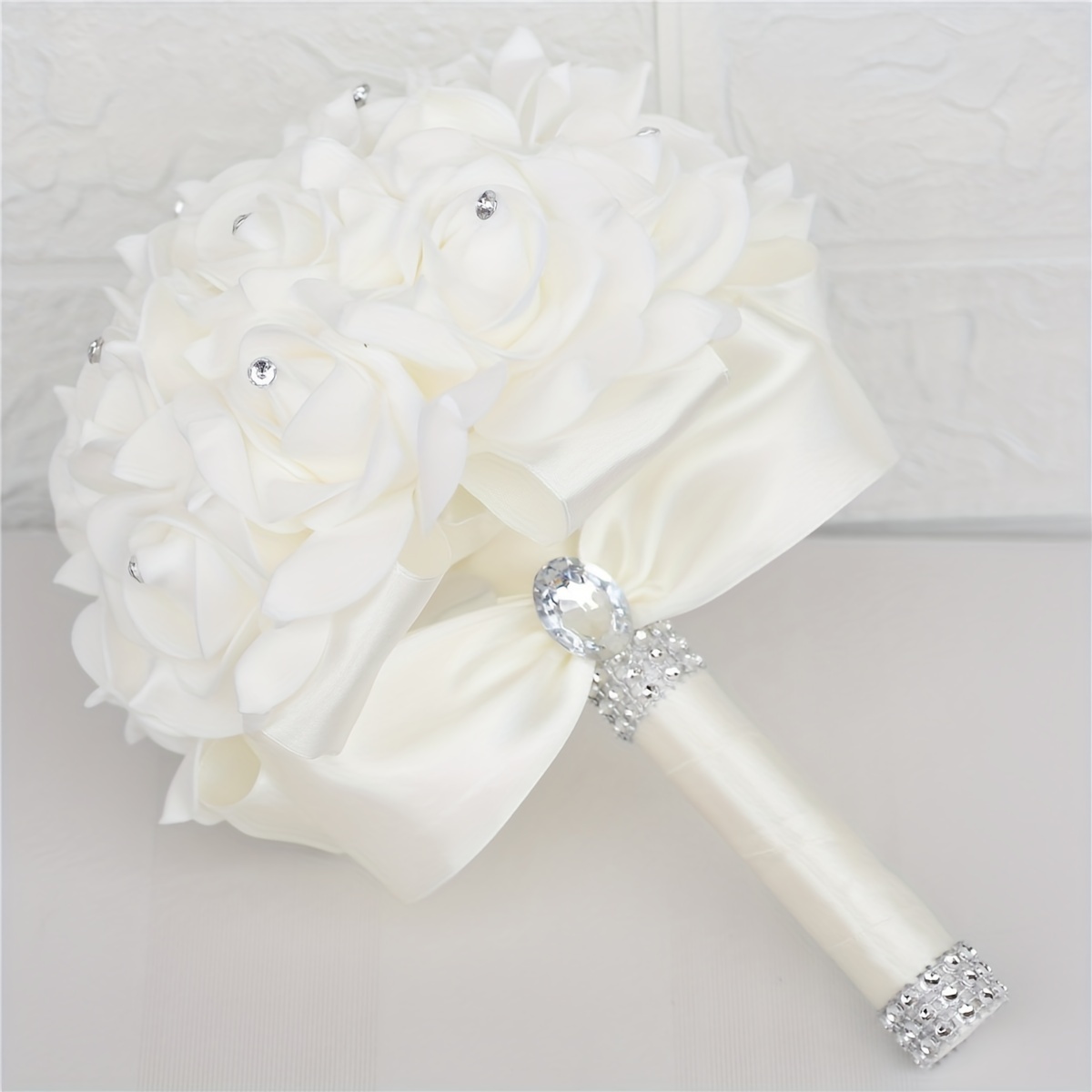 1pc Simulation Roses Bouquet for Wedding Decor