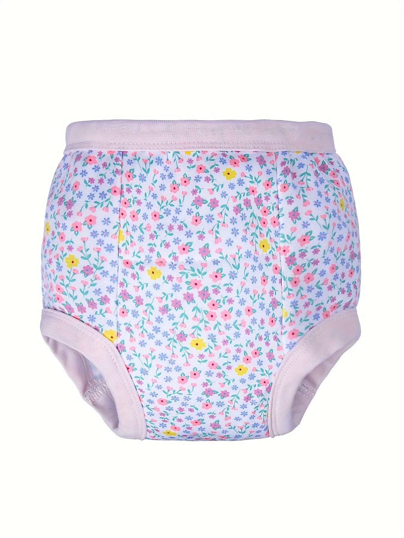 Baby Girls Cotton Diaper Pants Girls Training Pants Washable - Temu Canada