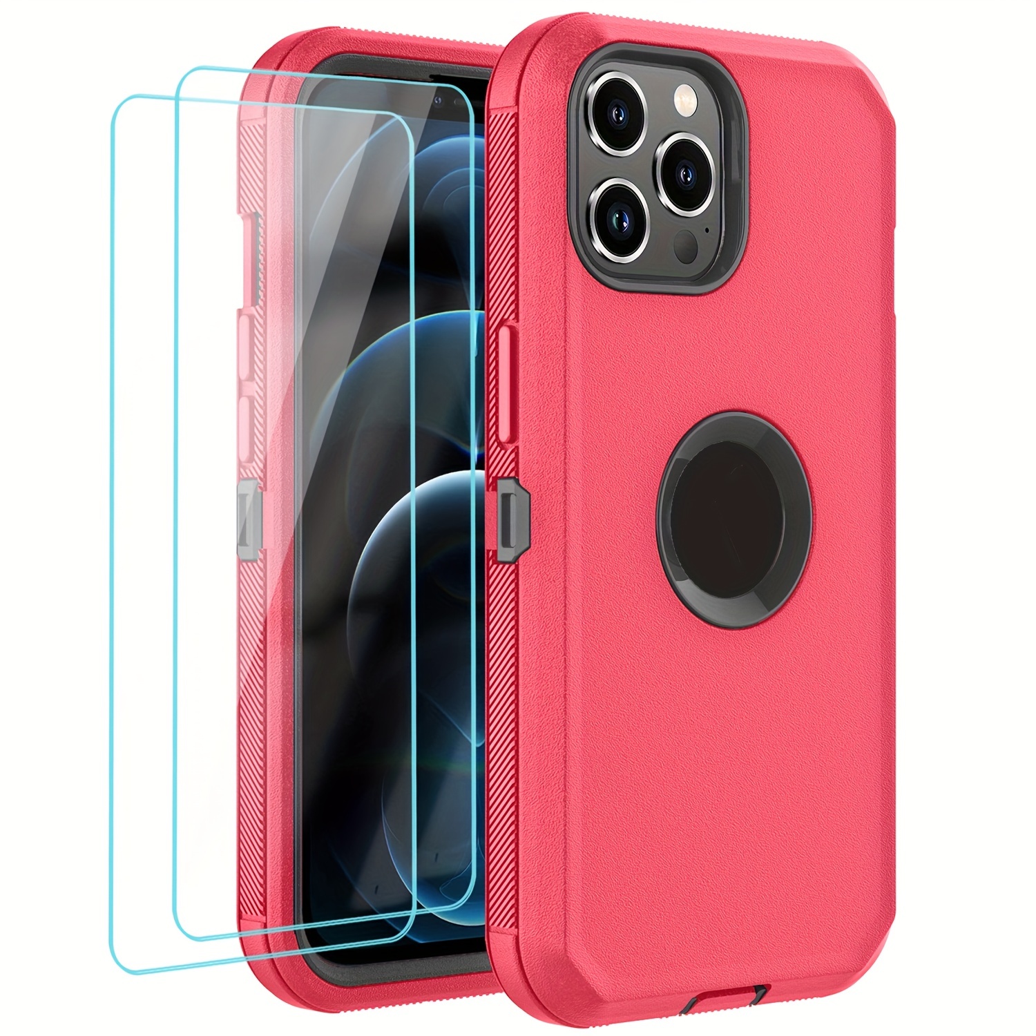 Funda Protectora Teléfono Iphone 12/12 Pro Protector - Temu Mexico