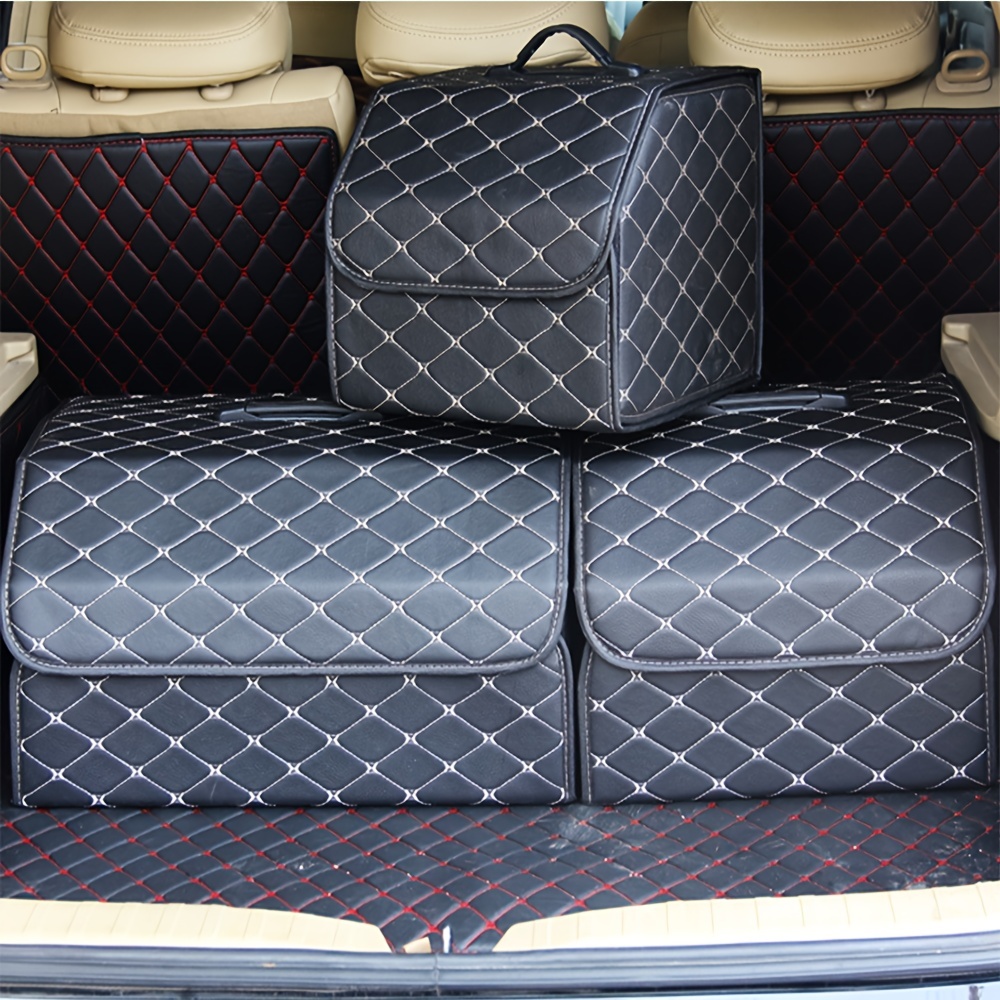 Car Trunk Storage Box Lid Handle Portable Travel Organizer - Temu