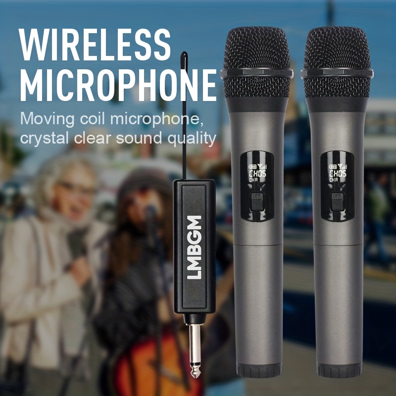 Nouveau système de micro émetteur de microphone Xlr sans fil portable pour  microphone dynamique