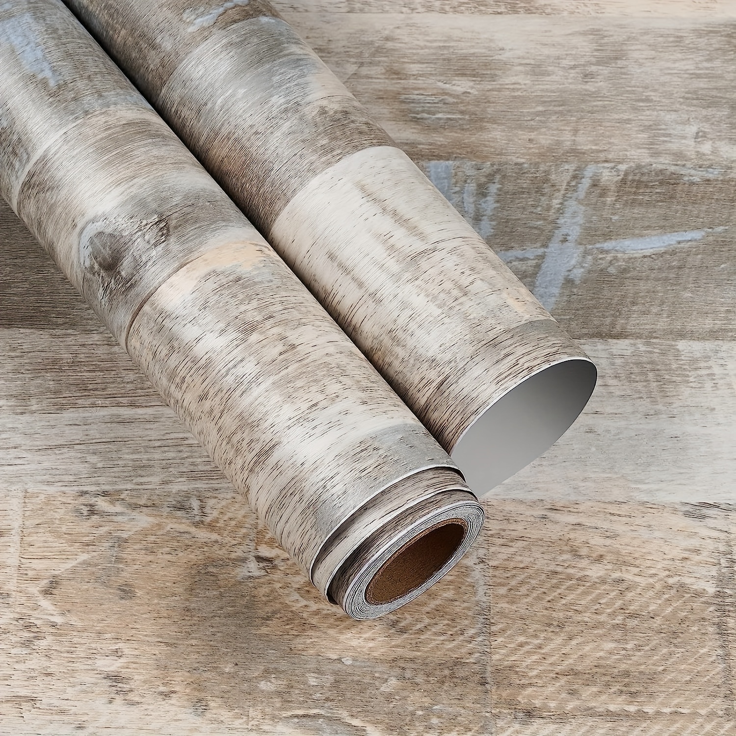 Papel adhesivo de madera marrón para encimeras de 15.7 x 236 pulgadas,  papel tapiz de vinilo con aspecto de madera, papel de contacto para  armarios de