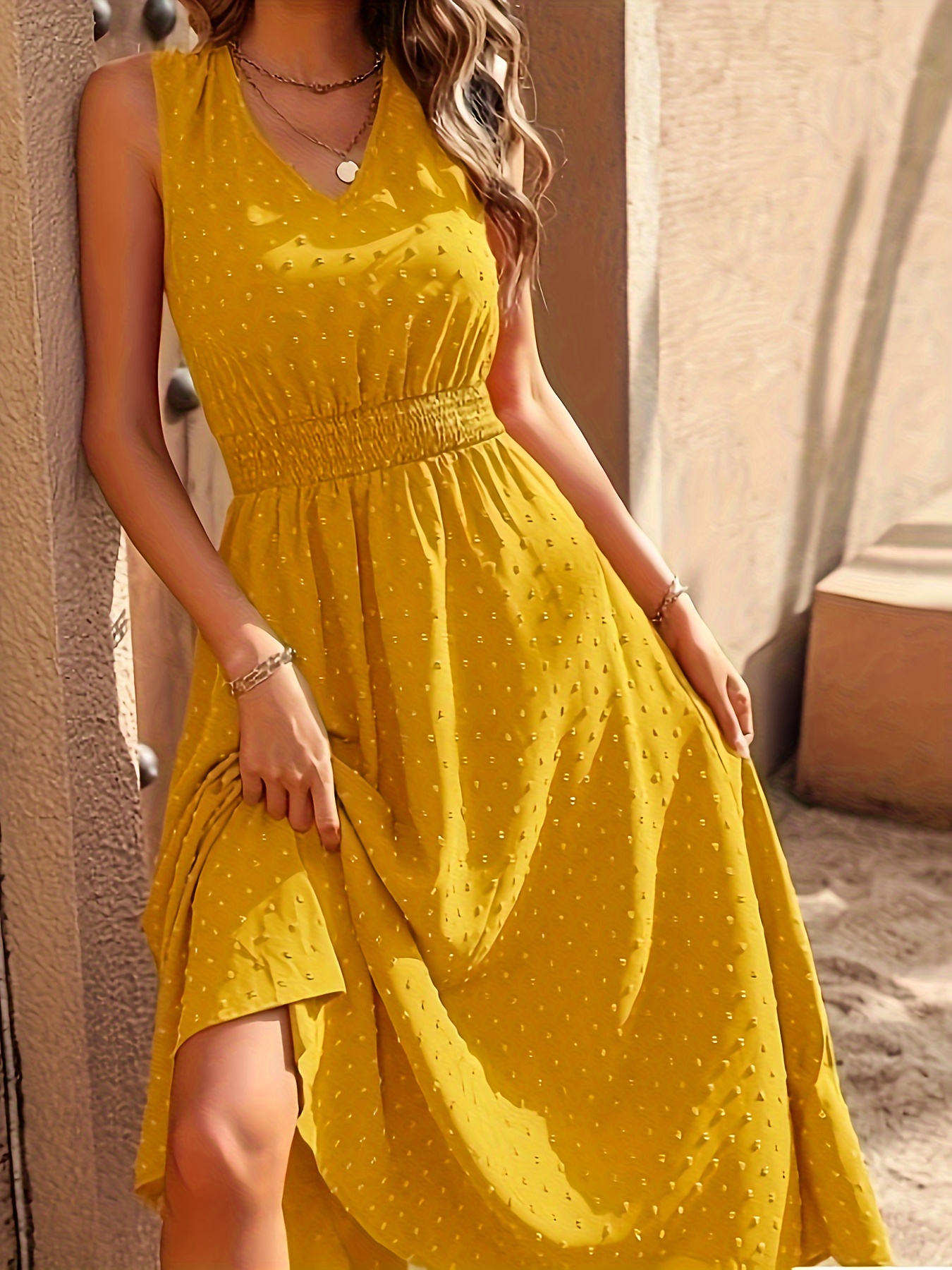 2-teiliges Puppenkleid Set Für 17cm Puppen - Ärmelloses Tweedkleid Mit Schleifen-Stirnband