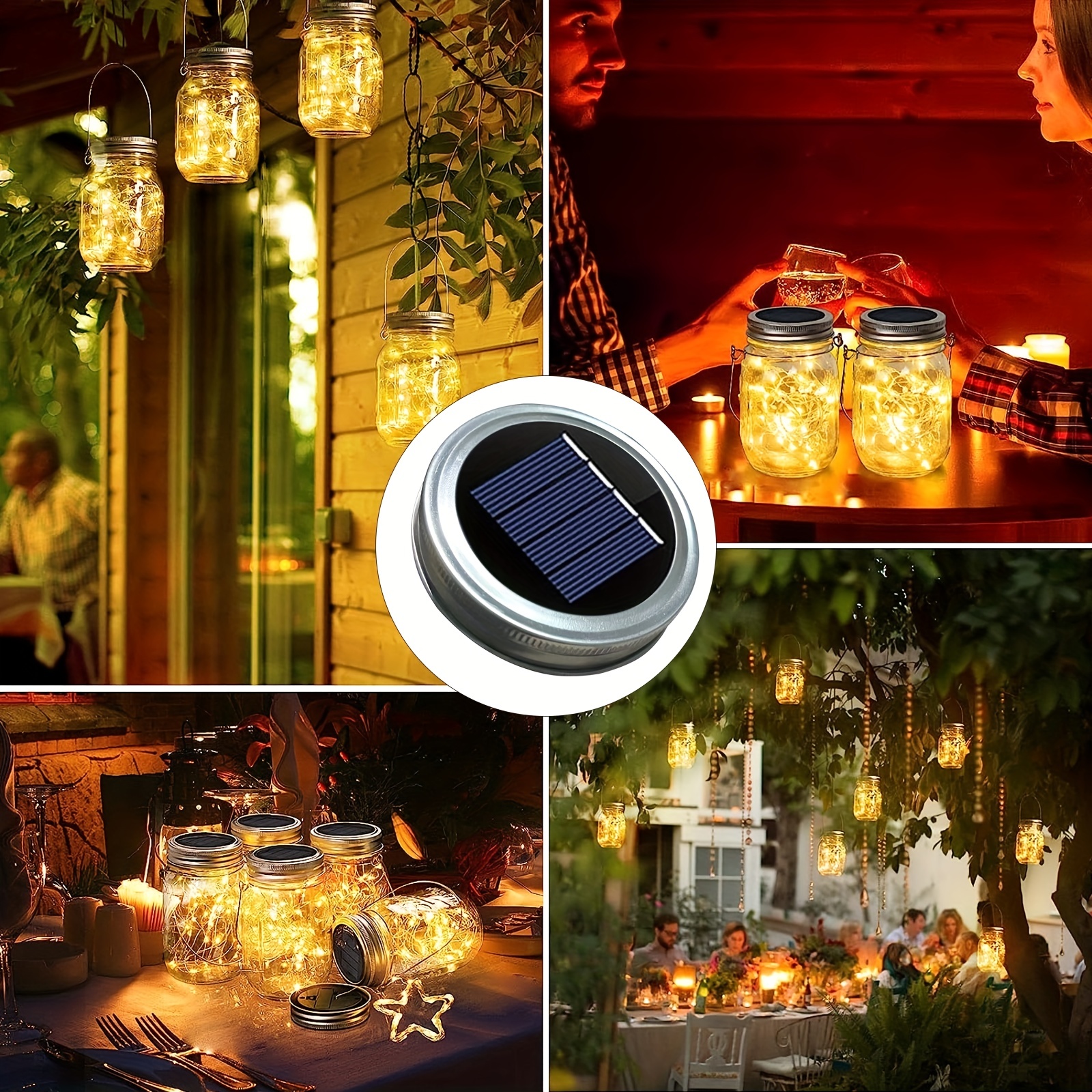 4 in. Solar Powered Outdoor Fairy Lantern