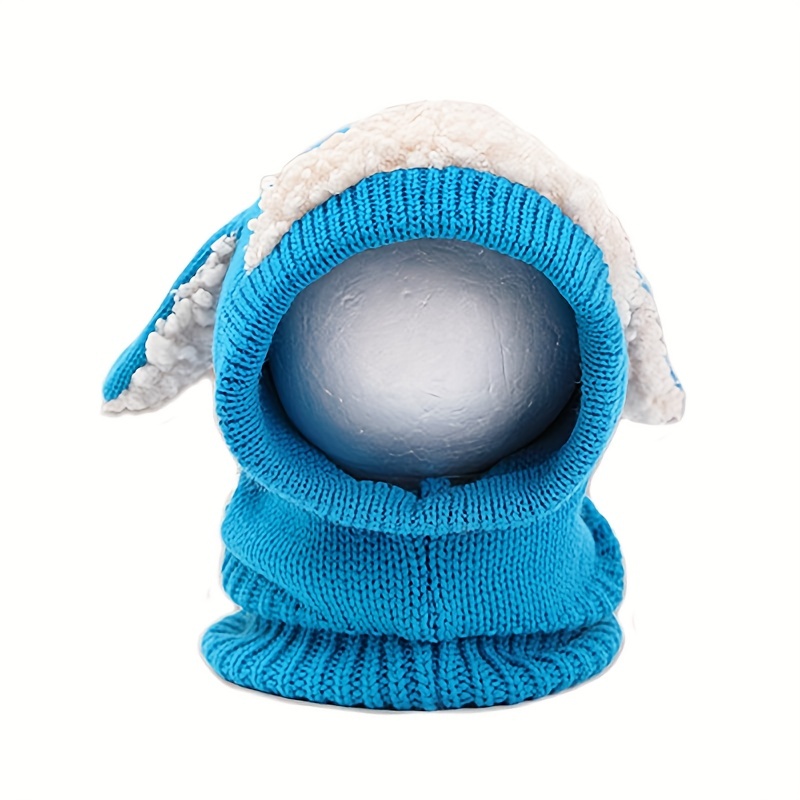 Gorro tejido de lana para bebé, gorro suave y cálido con pompón, color  caqui Qinhai, Otoño Invierno JM