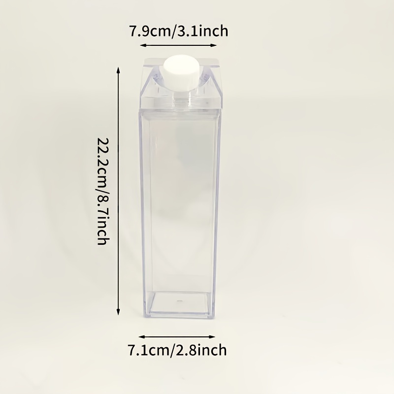 500ML 1000ML cute water Bottle Portable Drink Gym Crystal Bottle For  Bottled Water Sports Tea Milk