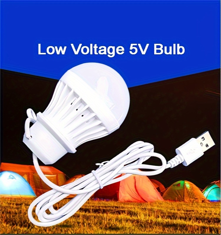 4 Pack Portable Camping Tent Light Bulb Led Outdoor Hanging