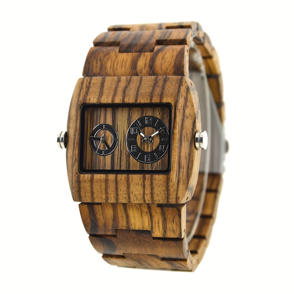 Square sales wooden watches