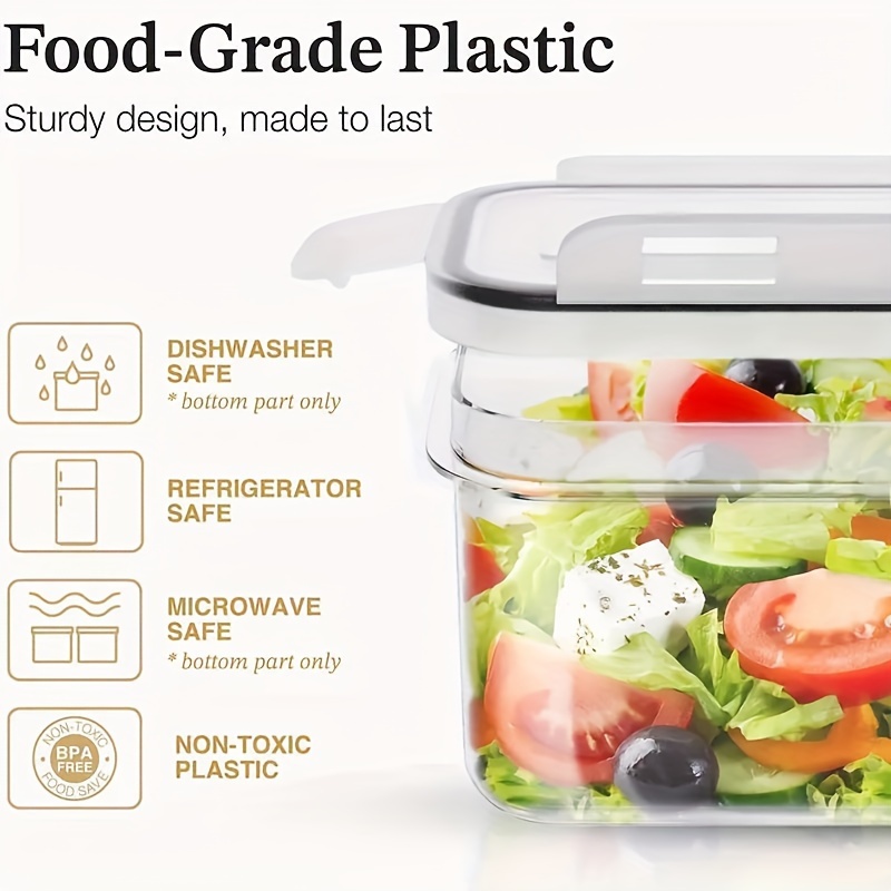  Airtight Food Storage Containers with Lids, 7 Pcs BPA